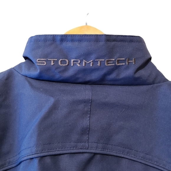 Storm  Tech blue zip-up long-sleeved mens spring jacket - Picture 6 of 11